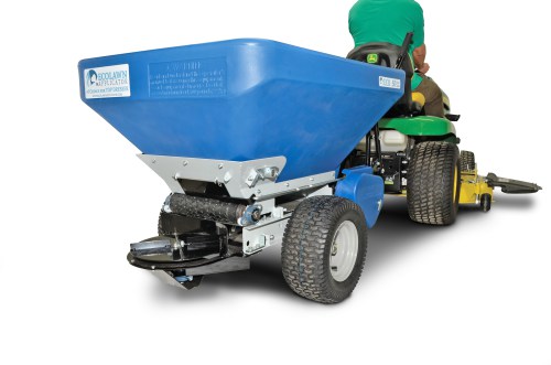 Eco Lawn Tow Behind Compost Spreader, Pull Behind Top Dresser Spreader
